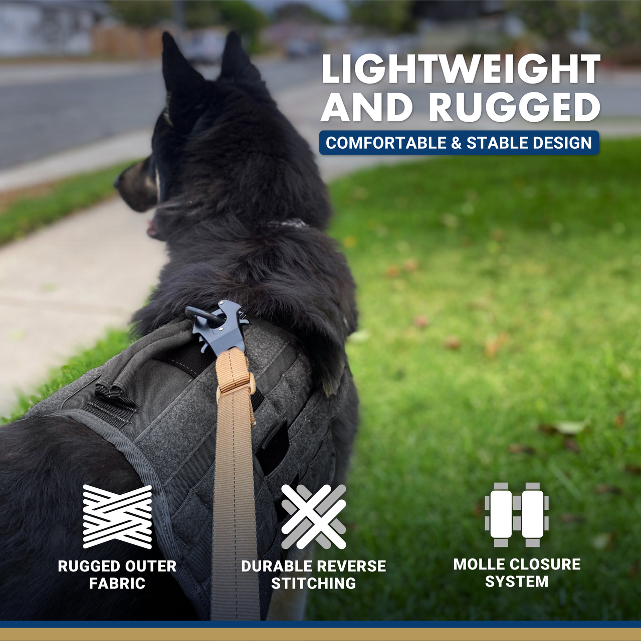 T3 K9 Molle Harness- FINAL SALE