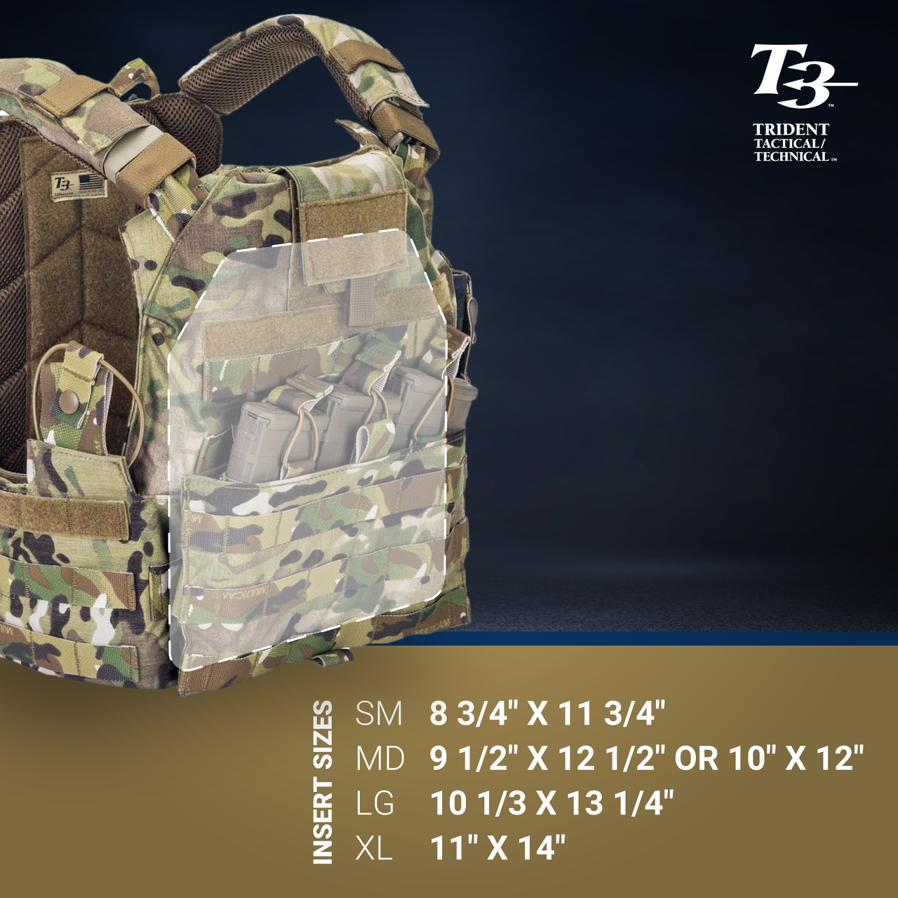 T3 Geronimo 2 Plate Carrier with Quad Release System