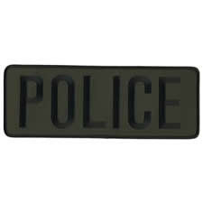 Police Back Patch 9x3" RG