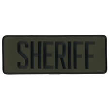 Sheriff Back Patch 9x3"