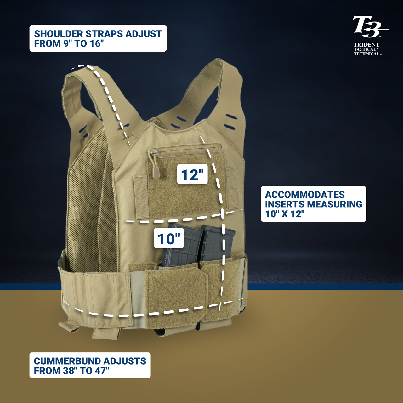 T3 Tomahawk Low Vis Plate Carrier - FINAL SALE