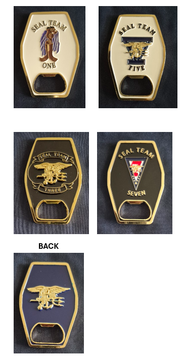Team Coins & Bottle Openers