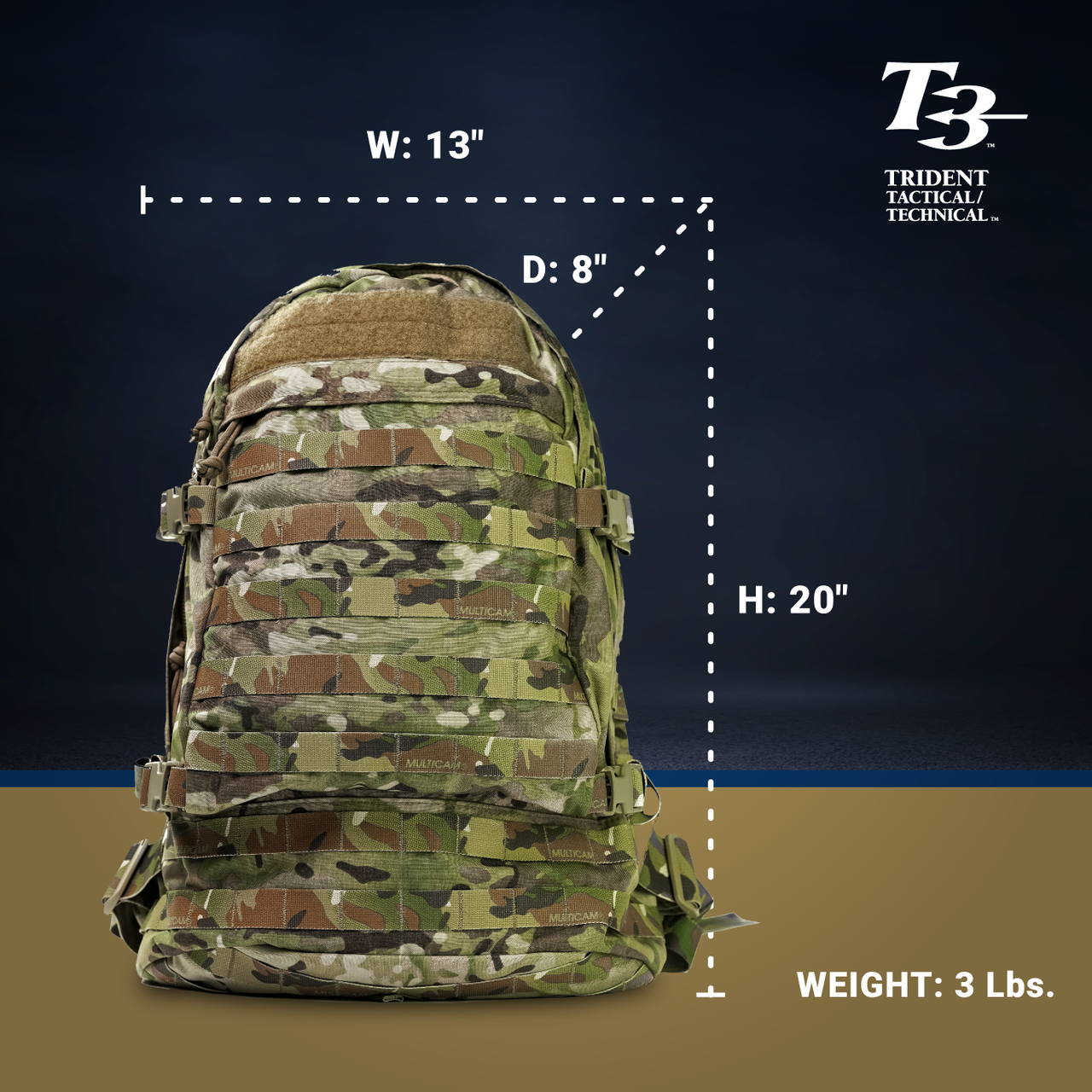 T3 3 Day Hydration Backpack