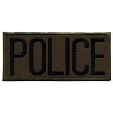 Police Front Patch 4x2" RG